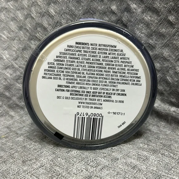 Trader Joe’s ultra rich body butter. Shea, butter, hibiscus extract, vanilla - Picture 4 of 4